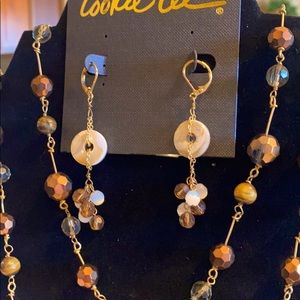 Necklace with earrings